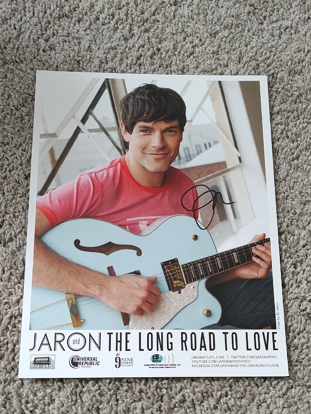 8x10 Jaron Signed In Person Photo